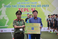 Tưng bừng ngày hội bóng đá tuổi trẻ Công an Thủ đô