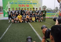 Tưng bừng ngày hội bóng đá tuổi trẻ Công an Thủ đô