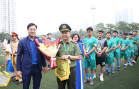 Tưng bừng ngày hội bóng đá tuổi trẻ Công an Thủ đô