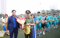 Tưng bừng ngày hội bóng đá tuổi trẻ Công an Thủ đô