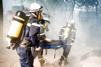 Công an Hà Nội diễn tập chữa cháy, cứu nạn ở nơi tập trung đông người