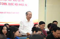 Tổng Bí thư Tô Lâm tiếp xúc cử tri Hà Nội, kiểm tra điểm phục vụ hành chính công phường Đống Đa