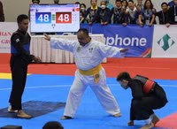 Đối thủ Thái Lan dùng chiêu trò, võ sỹ Việt Nam mất HCV trong gang tấc