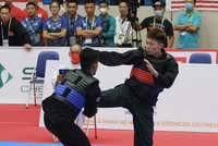 Đối thủ Thái Lan dùng chiêu trò, võ sỹ Việt Nam mất HCV trong gang tấc