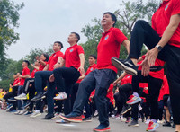 Sôi nổi Ngày chạy Olympic trong lực lượng Công an nhân dân