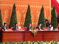 Hình ảnh lãnh đạo Đảng, Nhà nước tại phiên khai mạc Đại hội Đảng XIII