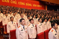 Hình ảnh lãnh đạo Đảng, Nhà nước tại phiên khai mạc Đại hội Đảng XIII