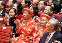 Hình ảnh lãnh đạo Đảng, Nhà nước tại phiên khai mạc Đại hội Đảng XIII