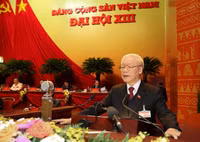 Hình ảnh lãnh đạo Đảng, Nhà nước tại phiên khai mạc Đại hội Đảng XIII