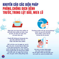 Năm loại dịch bệnh có nguy cơ bùng phát sau mưa lũ, Bộ Y tế khuyến cáo cách phòng