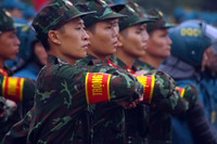 Ấn tượng hình ảnh dân quân tự vệ Thủ đô