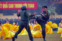 Ấn tượng hình ảnh dân quân tự vệ Thủ đô