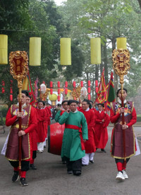 Thể nghiệm nghi lễ cung đình - lễ tiến lịch tại Hoàng thành Thăng Long 