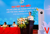 Toàn cảnh Đại hội đại biểu Phụ nữ CATP Hà Nội nhiệm kỳ 2025-2030