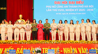 Toàn cảnh Đại hội đại biểu Phụ nữ CATP Hà Nội nhiệm kỳ 2025-2030