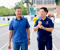 Toàn cảnh khai mạc Giải bóng đá học sinh THPT Hà Nội - An ninh Thủ đô 2025