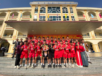 Tưng bừng xuất quân, THPT Phùng Khắc Khoan tự tin bước vào chung kết