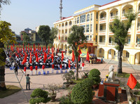 Tưng bừng xuất quân, THPT Phùng Khắc Khoan tự tin bước vào chung kết