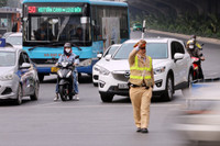 Cảnh sát giao thông Thủ đô tăng cường đảm bảo trật tự an toàn giao thông