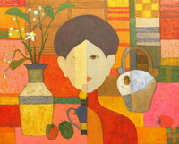 Ngắm các bức họa đẹp mắt, giá cả phải chăng tại phiên đấu giá 