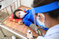 Hà Nội: Diễn tập phòng, chống dịch Covid-19 tại điểm thi