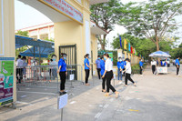 Hà Nội: Diễn tập phòng, chống dịch Covid-19 tại điểm thi