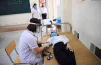 Hà Nội: Diễn tập phòng, chống dịch Covid-19 tại điểm thi