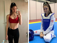 [ẢNH] Nữ võ sỹ tuổi teen gây sốt ở thảm đấu Olympic Tokyo