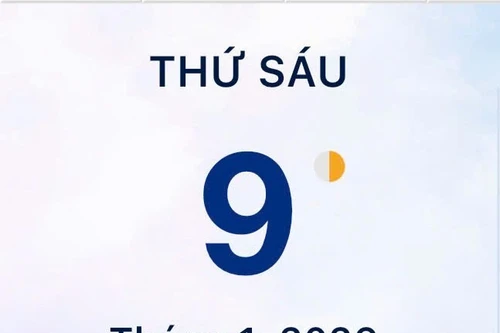 Xem lịch âm - Lịch vạn sự hôm nay ngày 9 tháng 1 năm 2026 tốt hay xấu?