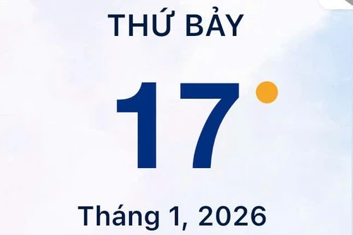 Xem lịch âm - Lịch vạn sự hôm nay ngày 17 tháng 1 năm 2026 tốt hay xấu?