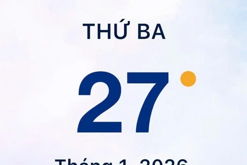 Xem lịch âm - Lịch vạn sự hôm nay ngày 27 tháng 1 năm 2026 tốt hay xấu?