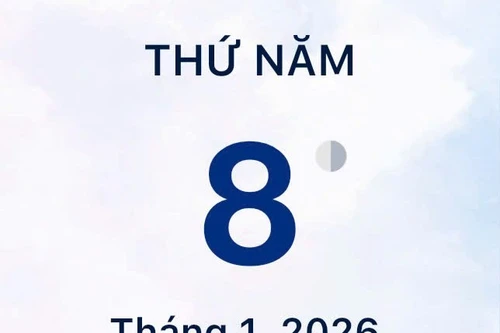 Xem lịch âm - Lịch vạn sự hôm nay ngày 8 tháng 1 năm 2026 tốt hay xấu?