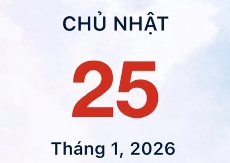 Xem lịch âm - Lịch vạn sự hôm nay ngày 25 tháng 1 năm 2026 tốt hay xấu?