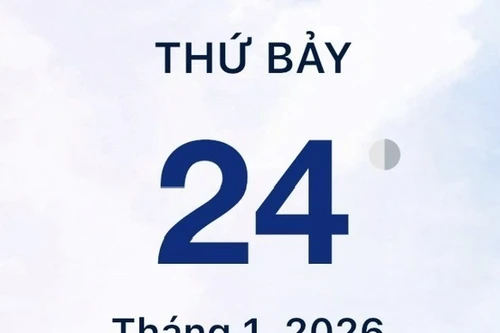Xem lịch âm - Lịch vạn sự hôm nay ngày 24 tháng 1 năm 2026 tốt hay xấu?