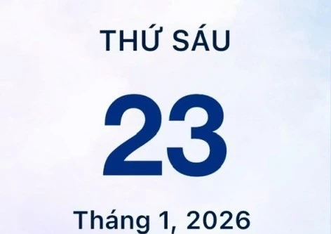 Xem lịch âm - Lịch vạn sự hôm nay ngày 23 tháng 1 năm 2026 tốt hay xấu?