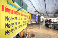 'Chát' như giá rửa ô tô chiều 30 Tết