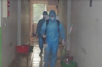 Ban CHQS huyện Thạch Thất: Tiếp nhận, phục vụ công dân cách ly, theo dõi sức khỏe