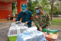 Ban CHQS huyện Thạch Thất: Tiếp nhận, phục vụ công dân cách ly, theo dõi sức khỏe