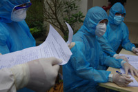 Ban CHQS huyện Thạch Thất: Tiếp nhận, phục vụ công dân cách ly, theo dõi sức khỏe