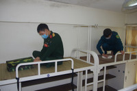 Ban CHQS huyện Thạch Thất: Tiếp nhận, phục vụ công dân cách ly, theo dõi sức khỏe