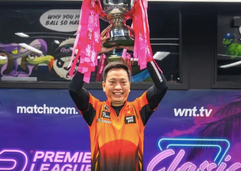 Cơ thủ Việt Nam giúp châu Á lần đầu vô địch Premier League Pool