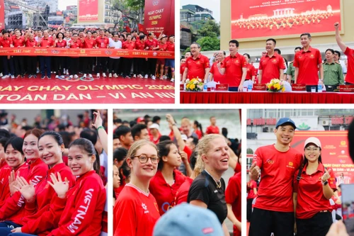 17.000 người hứng khởi tham gia chạy Vì sức khỏe toàn dân - Vì an ninh Tổ quốc