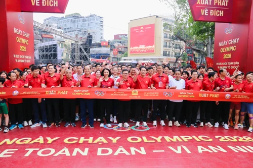 Bộ Công an phát động Ngày chạy Olympic - Vì sức khỏe toàn dân - Vì an ninh Tổ quốc năm 2026 