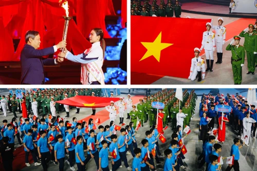 Tưng bừng khai mạc Đại hội Thể dục Thể thao Thủ đô 2025