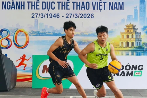 Hơn 200 VĐV tranh tài giải bóng rổ 3x3 Hà Nội mở rộng 2026