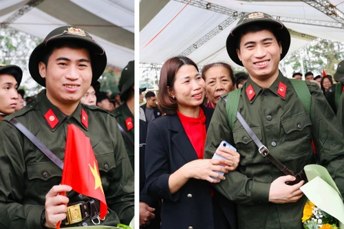 Cử nhân Bách khoa hứng khởi lên đường thực hiện nghĩa vụ Công an nhân dân