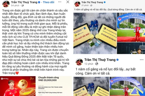 Thùy Trang chủ động khép lại ồn ào Quả bóng vàng