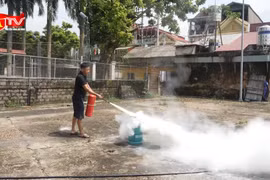 Nâng cao ý thức phòng cháy, giữ bình yên mỗi phiên chợ