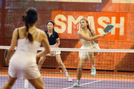 Những bóng hồng rạng rỡ tại giải Pickleball kỷ niệm 50 năm An ninh Thủ đô