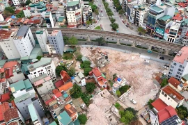 Vành đai 2,5 Cầu Giấy bứt tốc giải phóng mặt bằng sau nhiều năm chậm tiến độ